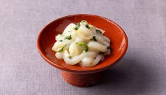 イカの香味麹和え