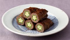 オクラの牛肉巻き