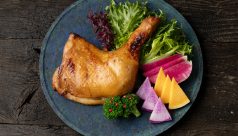 香味醤油の照り焼き風グリルチキン